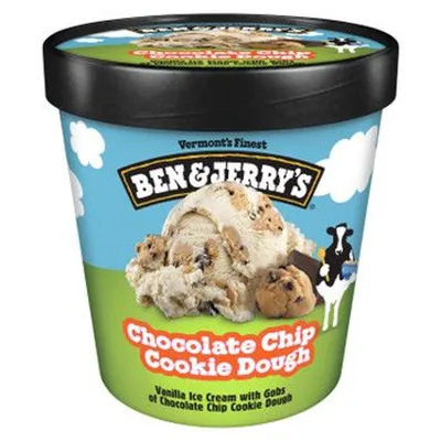 Ben & Jerry's Chocolate Chip Cookie Dough Ice Cream Mini Cup 4 oz
