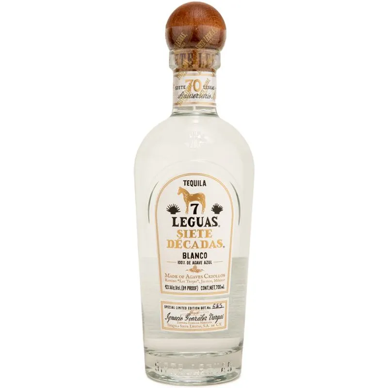 Siete Leguas Decadas Blanco Tequila view 1