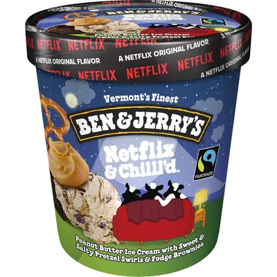 Ben & Jerry's Netflix & Chilled Ice Cream 16oz Container