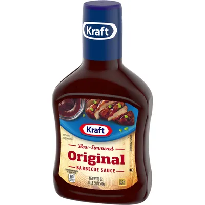 Kraft Original Slow-Simmered Barbecue Sauce and Dip 18oz Bottle