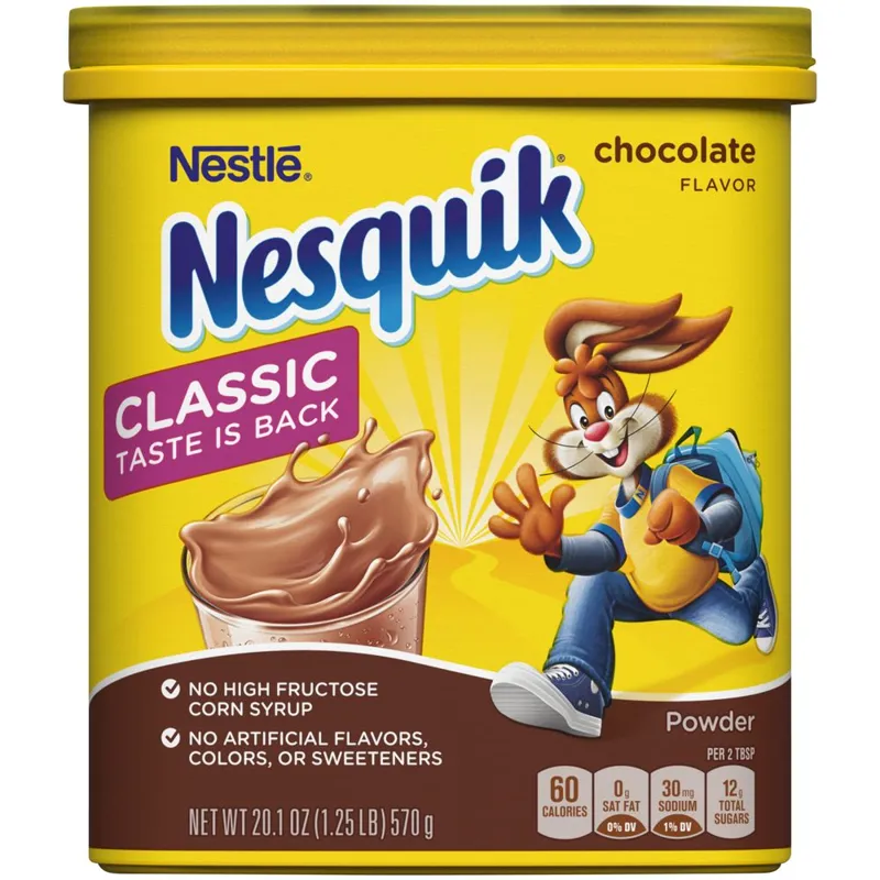 Nestlé NESQUIK Chocolate Powder Mix view 1