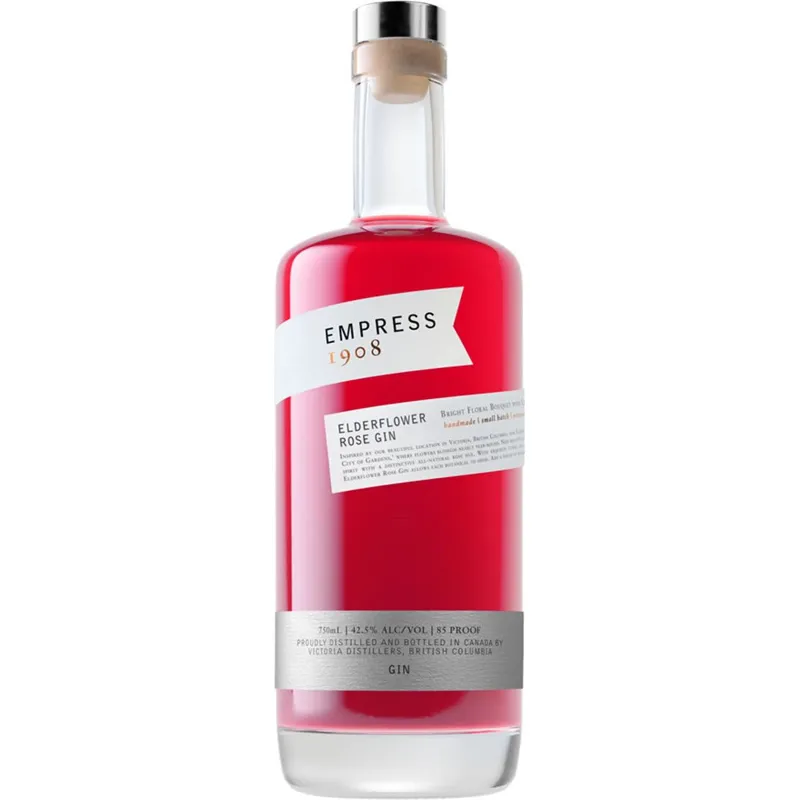 Empress 1908 Elderflower Rose Gin view 1