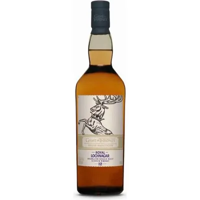 Royal Lochnagar Game of Thrones House Baratheon 12 Year Old Highland Single Malt Scotch Whisky 750ml Bottle