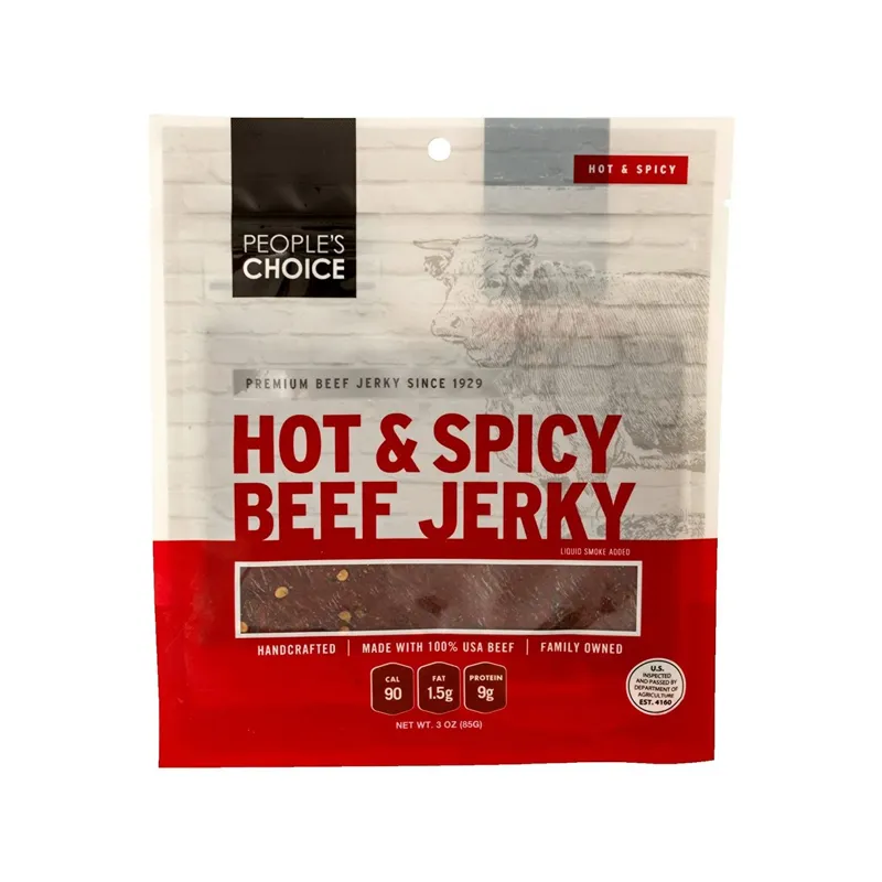 People's Choice Hot & Spicy Beef Jerky view 1