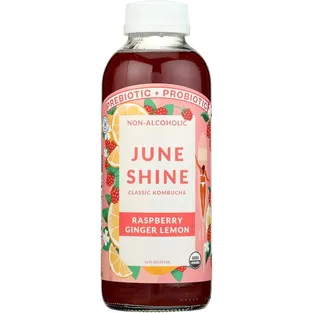 Juneshine Raspberry Ginger Lemon Kombucha