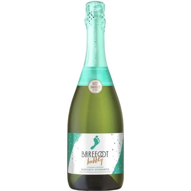 Barefoot Bubbly Moscato Spumante Champagne Blend Sparkling Wine view 1