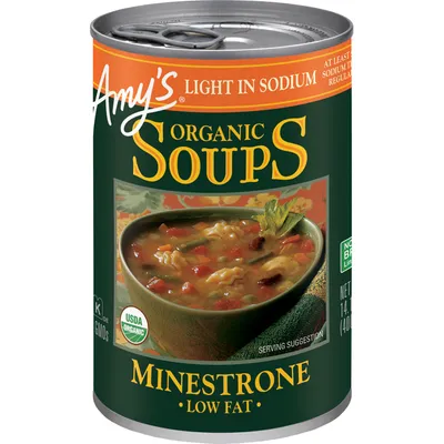Amy's Organic Minestrone Soup 14.1oz Can