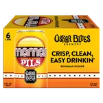 Oskar Blues Beer, Mama's Little Yella Pils 6 pack 12oz Cans