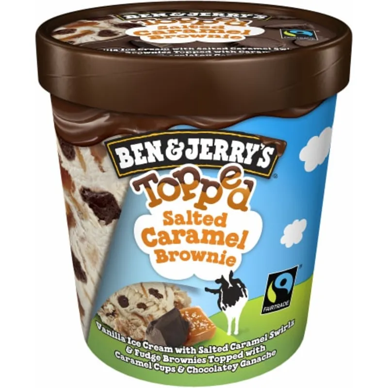 Ben & Jerry's Salted Caramel Brownie Ice Cream view 1