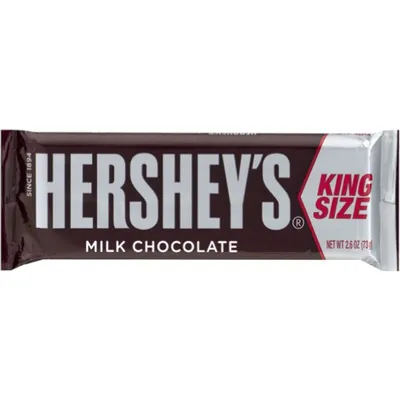 Hershey's Chocolate Bar Milk Chocolate - King Size 2.6 oz