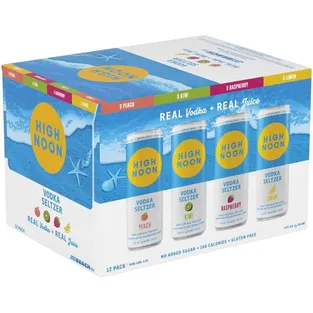 High Noon Vodka Hard Seltzer Beach Variety