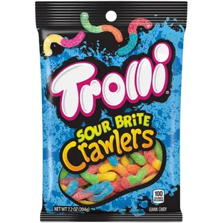 Trolli Sour Brite Crawlers Gummi Candy