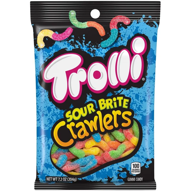 Trolli Sour Brite Crawlers Gummi Candy view 1