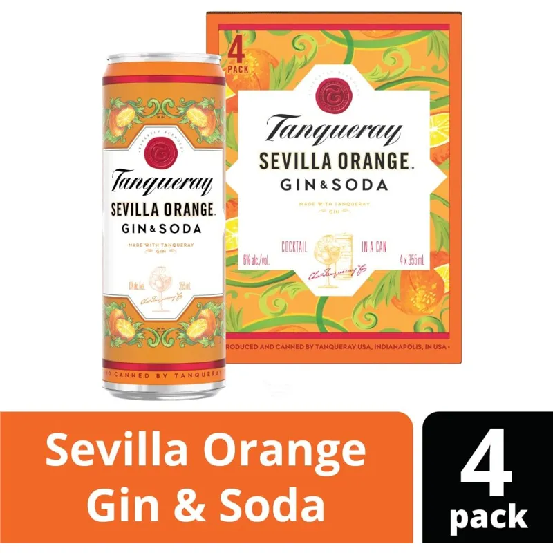 Tanqueray Sevilla Orange Gin & Soda view 1