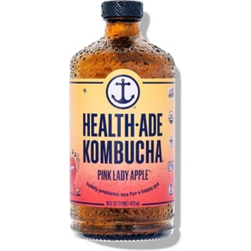 Health-Ade Organic Vegan Pink Lady Apple Kombucha view 1