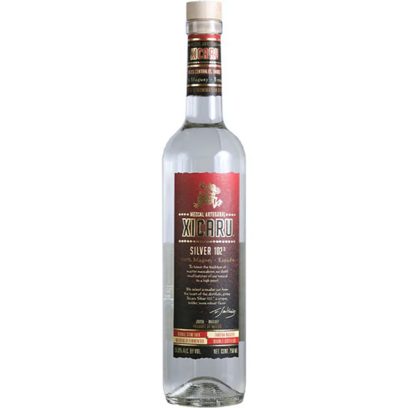 Xicaru Silver 102 Mezcal Artesanal view 1