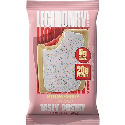 Legendary Foods Strawberry Tasty Pastry 2.2oz Pack