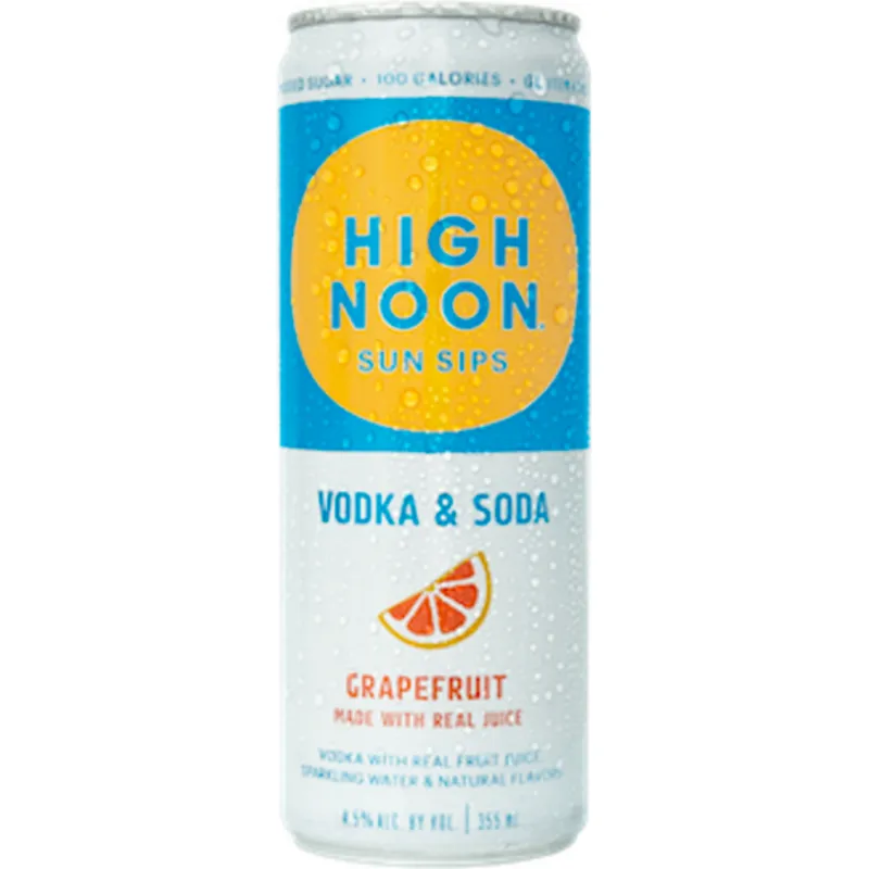 High Noon Sun Sips Vodka & Soda Grapefruit Aluminium view 1