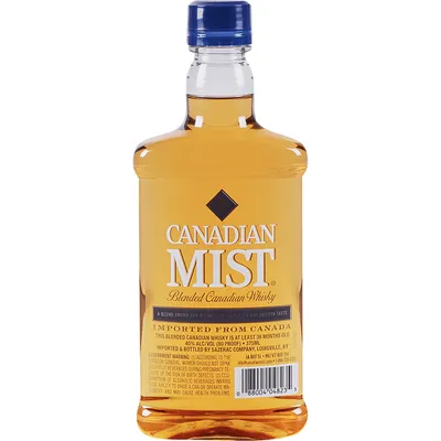 Canadian Mist Blended Whisky 375ml 80 Proof Bottle