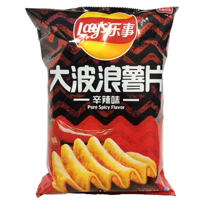 Lay's Wavy Pure Spicy Flavor 70g Bag