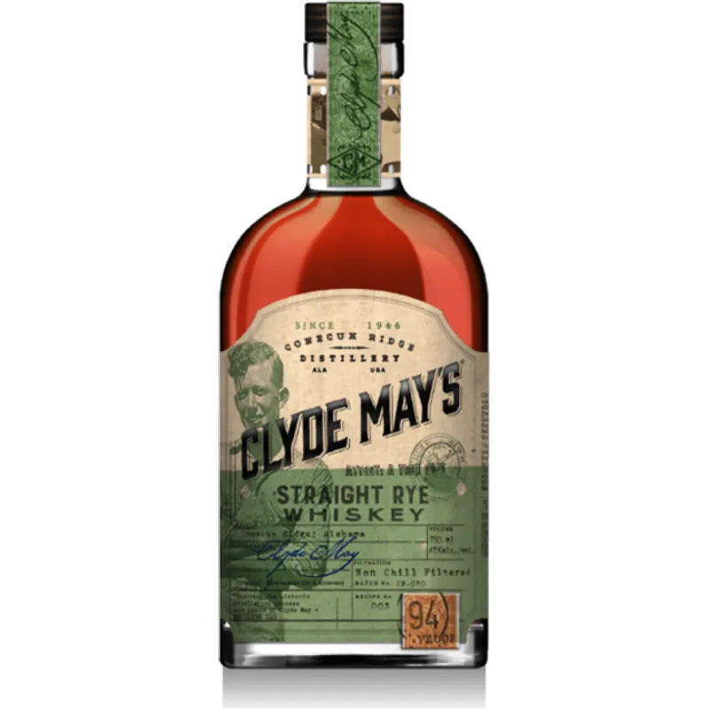 Clyde Mays Straight Rye Whiskey view 1