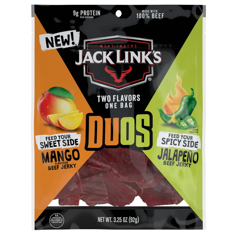 Jack Link's Duos Mango & Jalapeño Beef Jerky view 1