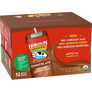 Horizon Organic 1% Chocolate Lowfat Milk