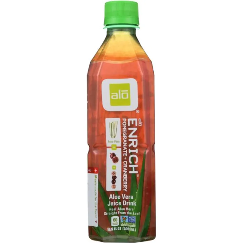 Alo Pomegranate Aloe Vera Juice Drink view 1