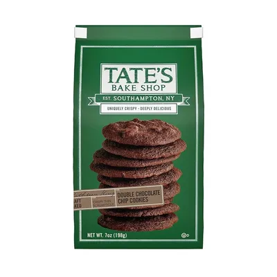 Tate's Bake Shop Double Chocolate Chip Cookies 7 oz