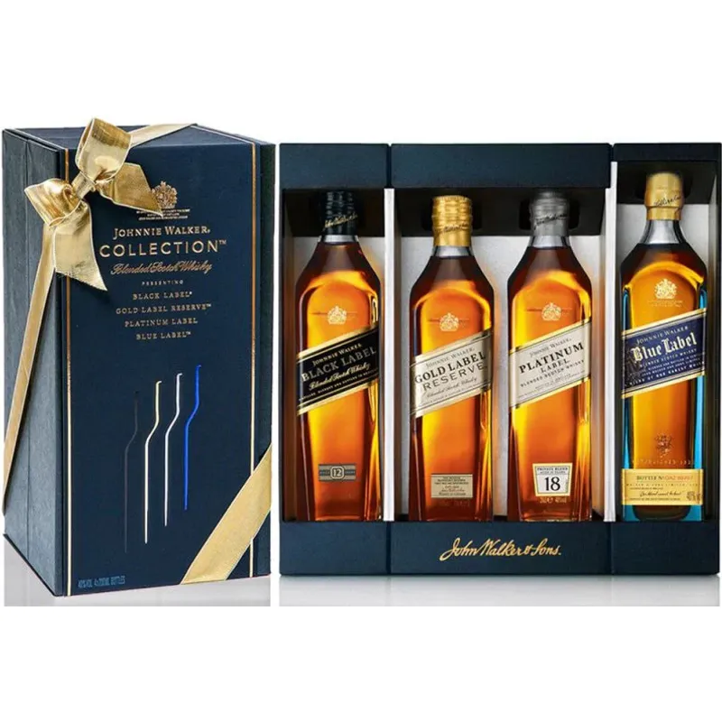 Johnnie Walker Collection Blended Scotch Whisky 4 Pack view 1