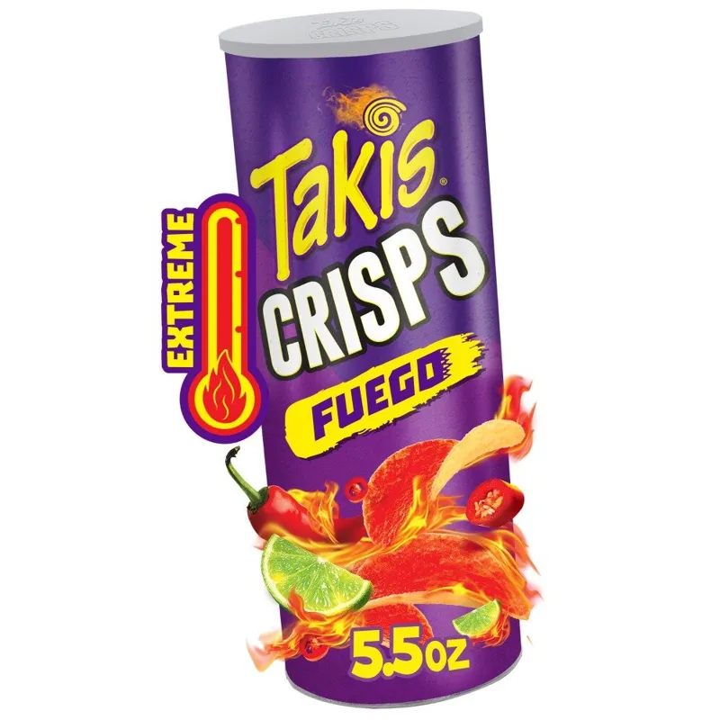 Takis Fuego Crisps Hot Chili Pepper & Lime view 1
