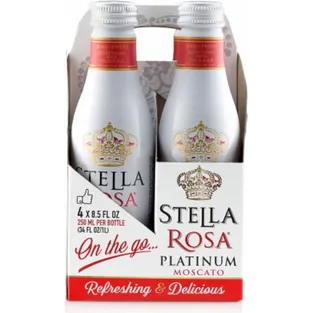 Stella Rosa Lorginale Platinum Moscato Dasti Moscato Sparkling Wine Aluminium