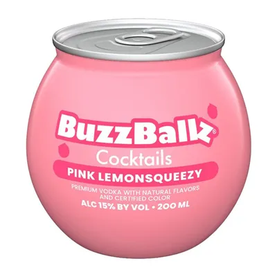 BuzzBallz Pink Lemonsqueezy Cocktail 200 mL
