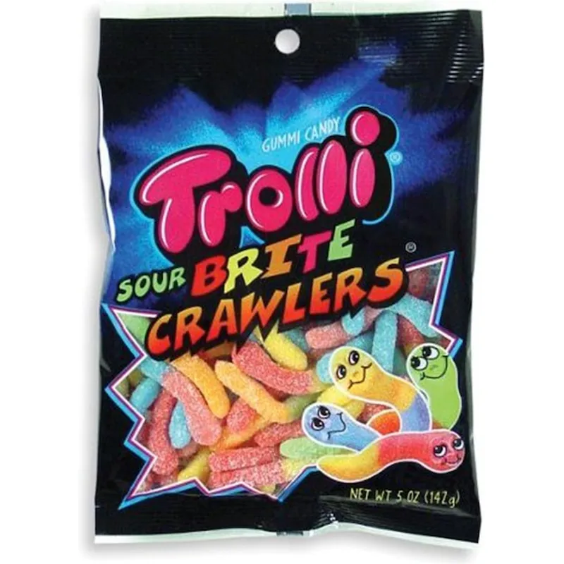 Trolli Sour Brite Crawlers Gummi Candy view 1