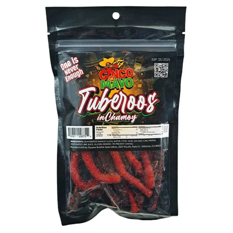 Cinco de Mayo Tuberoos Chamoy Gummies Variety Rings & Worms view 1