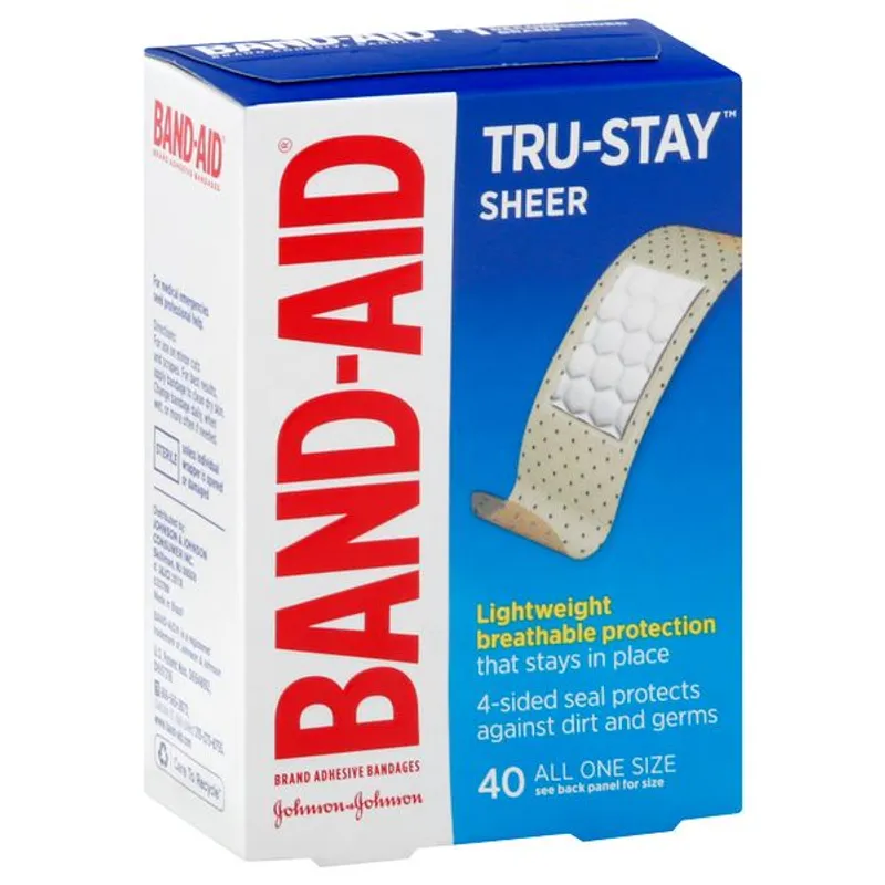 Band-Aid Tru-Stay Sheer Bandages view 1