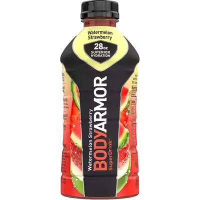 BodyArmor Watermelon Strawberry Sports Drink 28oz Plastic Bottle