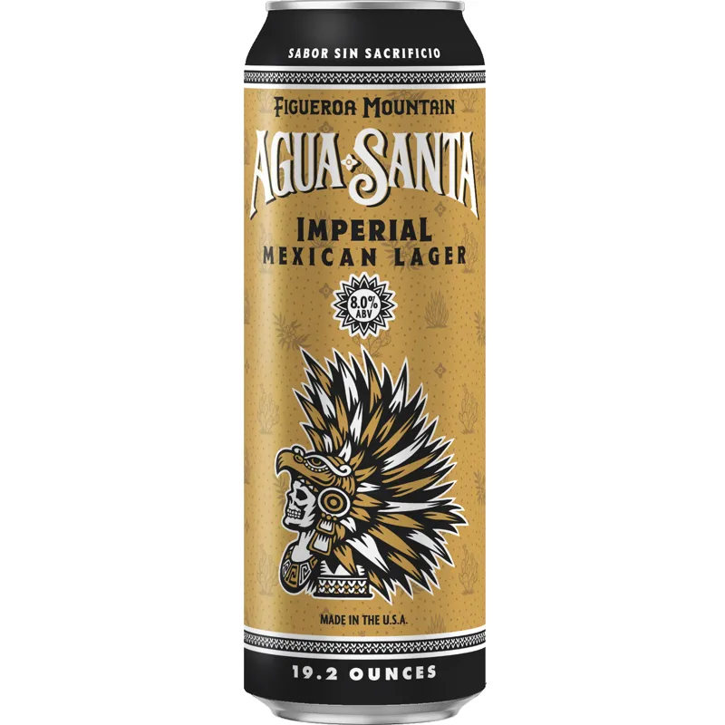 Figueroa Mountain Brewing Co. Agua Santa Imperial Mexican Lager view 1