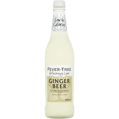 Fever-Tree Refreshingly Light Ginger Beer 500ml Bottle