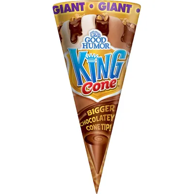 Good Humor Giant King Cone Vanilla & Chocolate 8oz Bottle