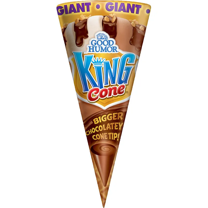 Good Humor Giant King Cone Vanilla & Chocolate view 1