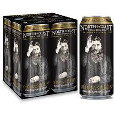 North Coast Brewing Co. Old Rasputin Russian Imperial Stout 4 Pack 16 oz Cans