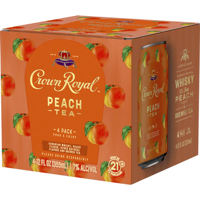 Crown Royal Peach Tea Canadian Whisky view 1