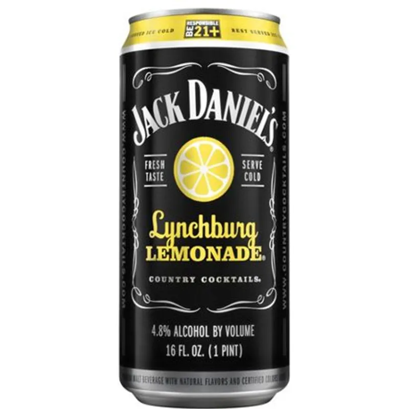Jack Daniels Country Cocktails Lynchburg Lemonade Cans view 1