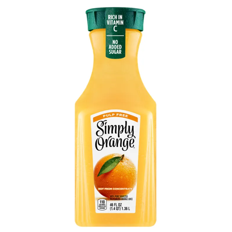Simply Orange Pulp Free Orange Juice view 1