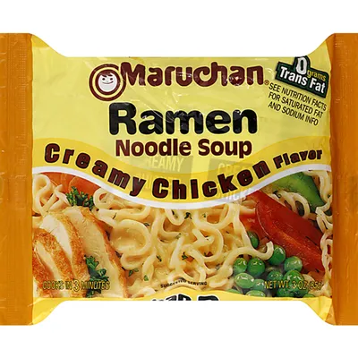Maruchan Creamy Chicken Flavor Ramen Noodle Soup 3 oz Bag