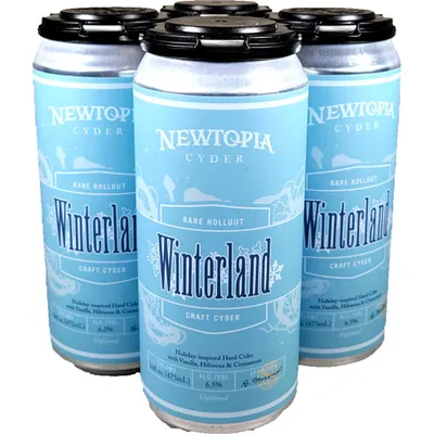 Newtopia Cyder Topia Winterland Craft 16oz Can