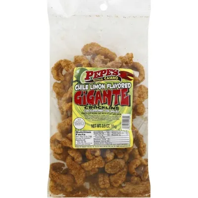 Pepe's Gigante Chile Limon Cracklins 3.5oz
