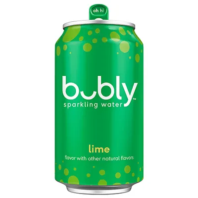 Bubly Lime Sparkling Water 12 oz Can