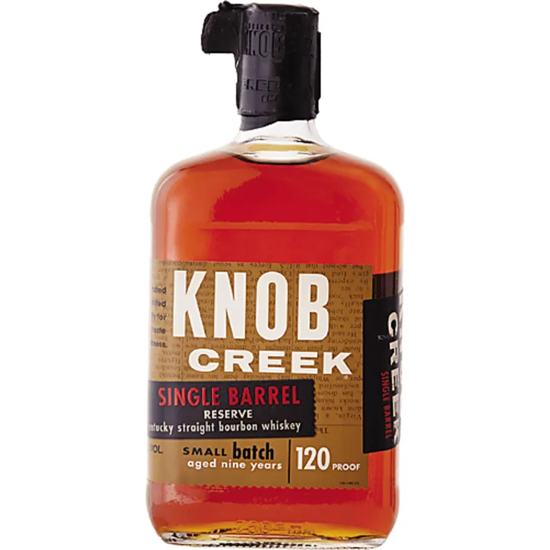 Knob Creek Single Barrel Select Bourbon Kentucky Straight Bourbon Whiskey view 1
